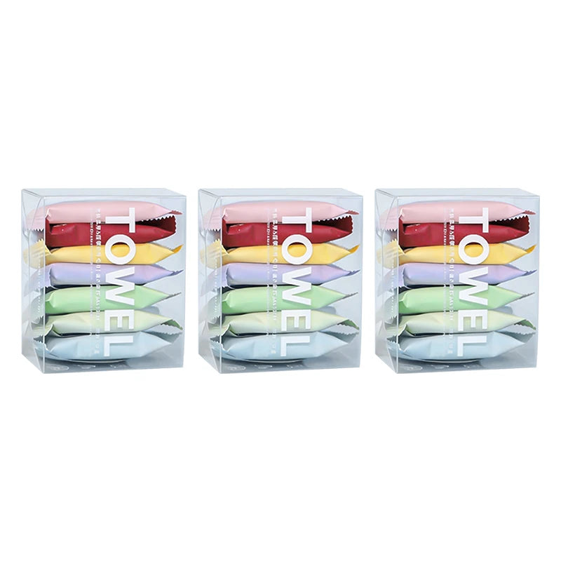 7/14 toallas desechables portátiles de viaje, toallitas cuadradas comprimidas de belleza para limpieza facial engrosadas para higiene sobre la marcha