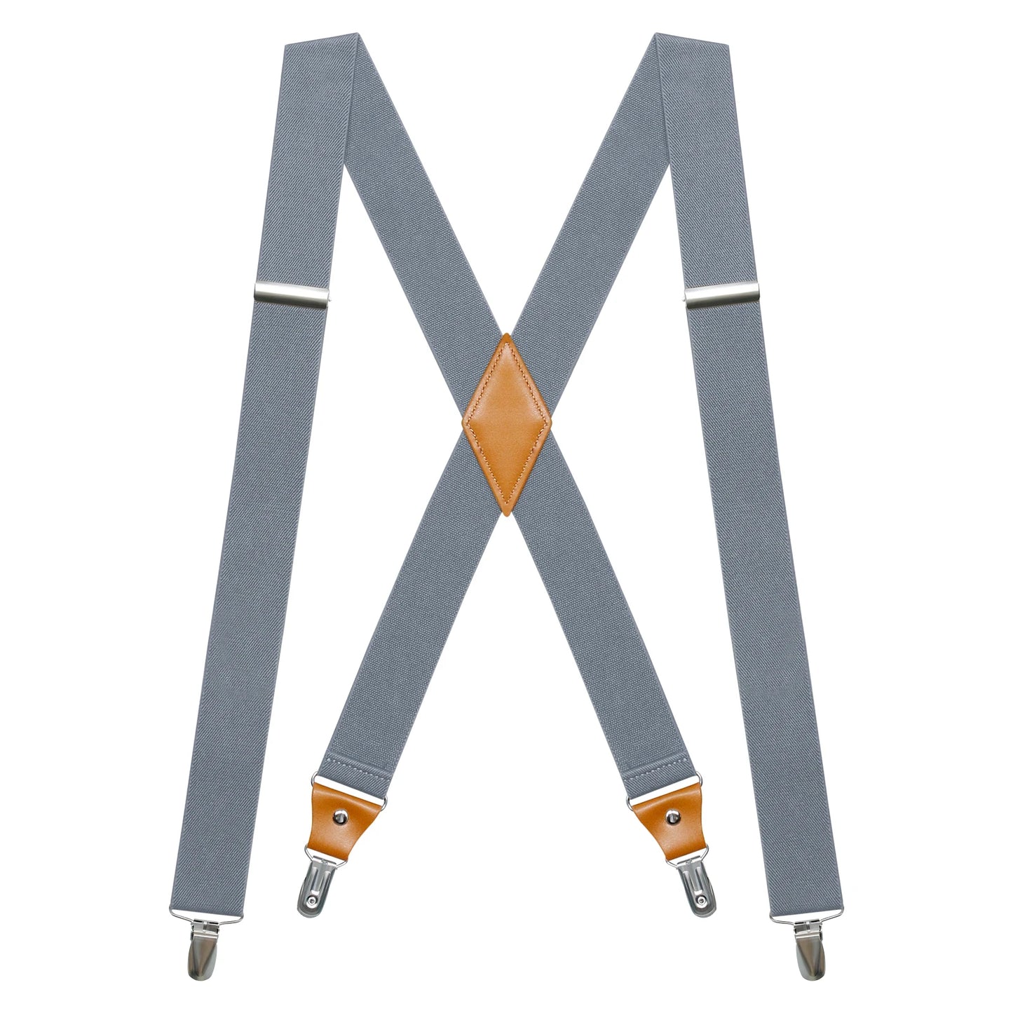 Suspenders for Men's Tuxedo Suspenders X-Back 1.4" Adjustable Elastic Suspender Braces Strong for Work Trousers Wedding