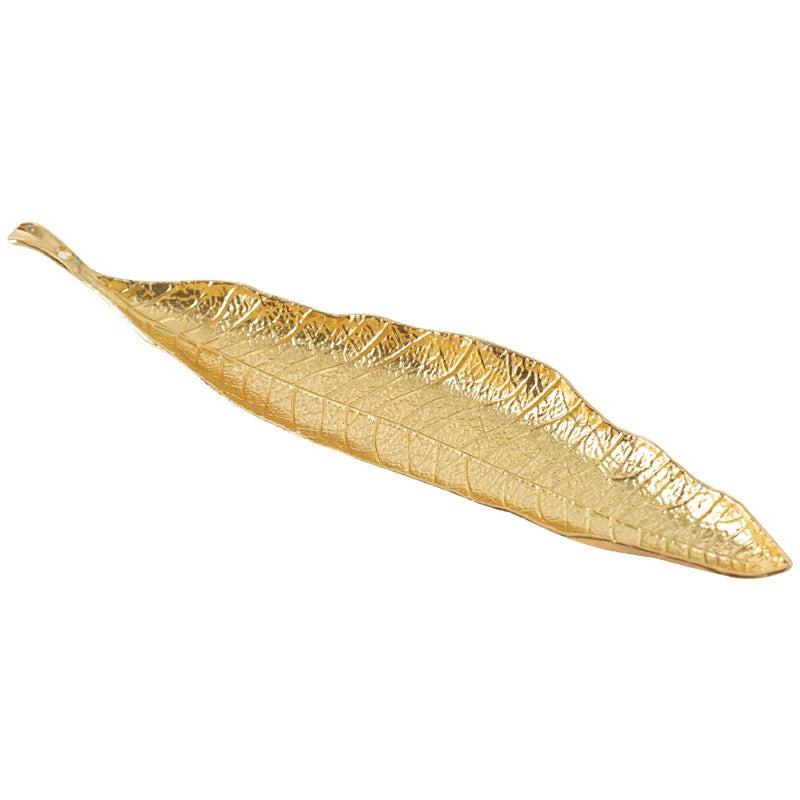 Leaf Incense Burner, Incense Ash Catcher, Incense Sticks Holder for Counters, Meditation Room, Yoga, Home, Office