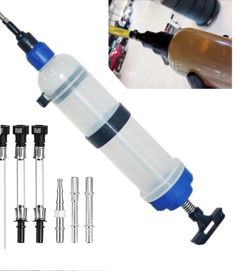 100/200/500/1500ml Car Engine Oil Change Syringe Bottle Transfer Automotive Fuel Extraction Pump Hand Tool Oil Extractor Pump