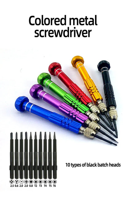 10-in-1 Precision Screwdriver Set for Mobile Phones, Notebooks, and Computers - Perfect for Small Maintenance and Disassembly