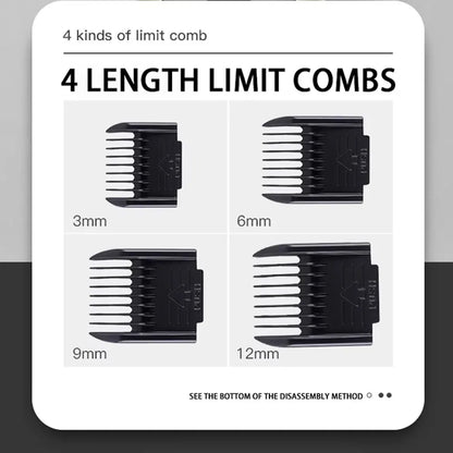 Electrical Pet Clipper Professional Grooming Kit Rechargeable Pet Hair Trimmer Shaver Set Animals Hair Cutting Machine Low-Noise