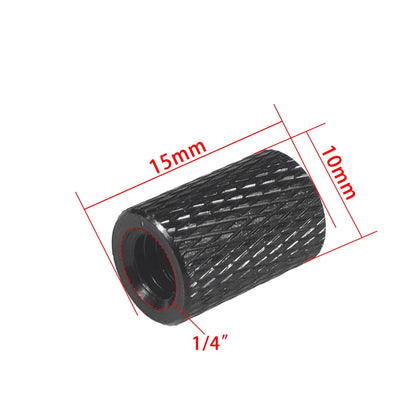 1x 1/4 Inch Thread Hole Female to Female 3/8 M4 M5 M6 M8 Mount Adapter Screw Nut DSLR Cameras Tripod Rig Flash Light Accessories