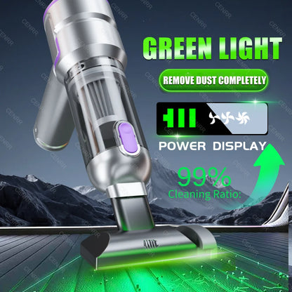 NEW Car Vacuum Cleaner, 998000PA Mini Cordless Powerful Portable Car Vacuum Cleaner for Home, Handheld Blower Car Cleaner