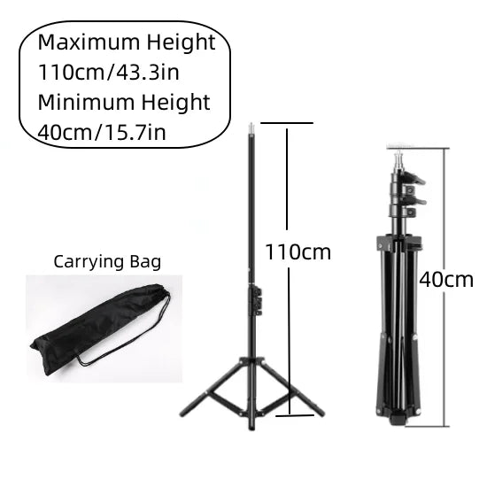 Heavy Duty Metal Alloy Light Stand Tripod for Photo Studio Softbox, Video Flash Reflector Stand, Lighting Background Stand