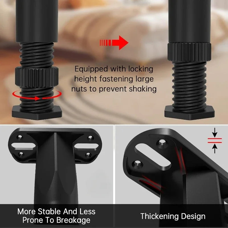 1pc Furniture Support Legs, Extendable Height Adjustable Furniture Hardware Tripod, Suitable for Beds, Sofas, Tables