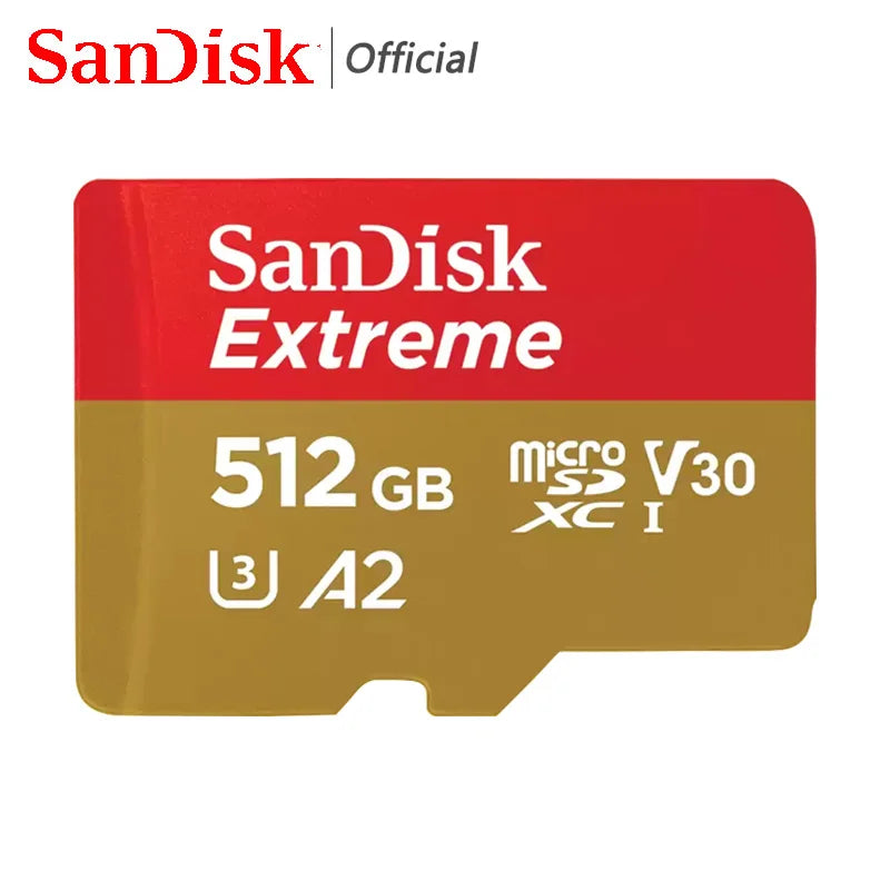 Sandisk Ultra Micro SD Card, 128gb 256gb, U3 4K V30 A2 Class 10 UHS-1 flash card, 512GB 64GB 1TB, microSD/TF Card For Phone camera