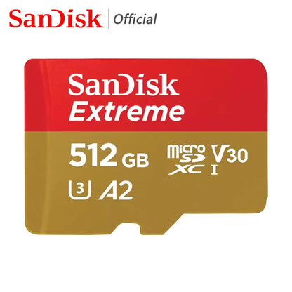 Sandisk Ultra Micro SD Card, 128gb 256gb, U3 4K V30 A2 Class 10 UHS-1 flash card, 512GB 64GB 1TB, microSD/TF Card For Phone camera
