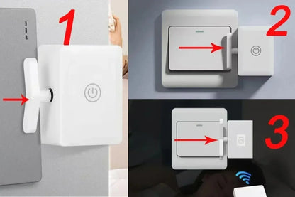 Wireless Remote Control Turn Off/On Tool Automatic Button Pusher for Lights and Other Devices