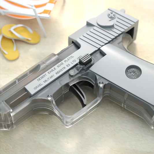 Summer Water Gun, Non-Electric, High-Pressure, Fully Automatic Shooting, Water Beach Toy Gun for Kids, Children, Boys, Girls