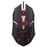 Latest High-Quality Ergonomic Gaming Mouse for Desktop and Laptop Computers, 4-Button USB RGB Backlit Mouse