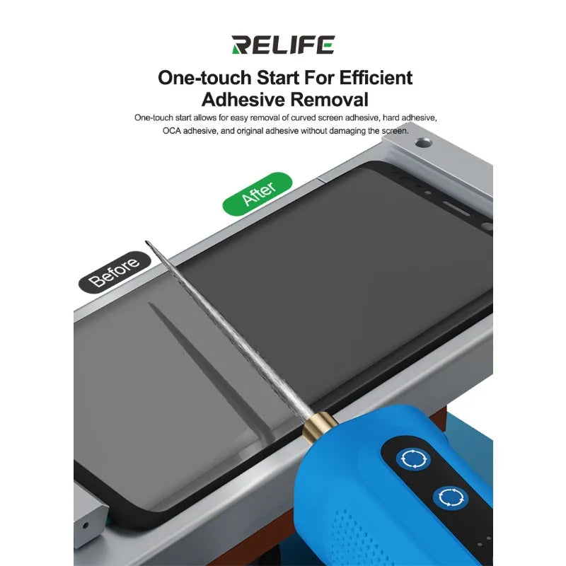 RELIFE LG1 Gear Glue Remover Intelligent Degumming Machine OCA Glue Remover Screen Remover for Mobile Phone Repair