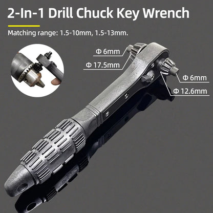 1Pc 1.5-10mm OR 0.8-10mm 1/4" Hex Shank Drill Chuck Keyless Drilling Quick Change Bit Adapter Converter Woodworking Power Tool