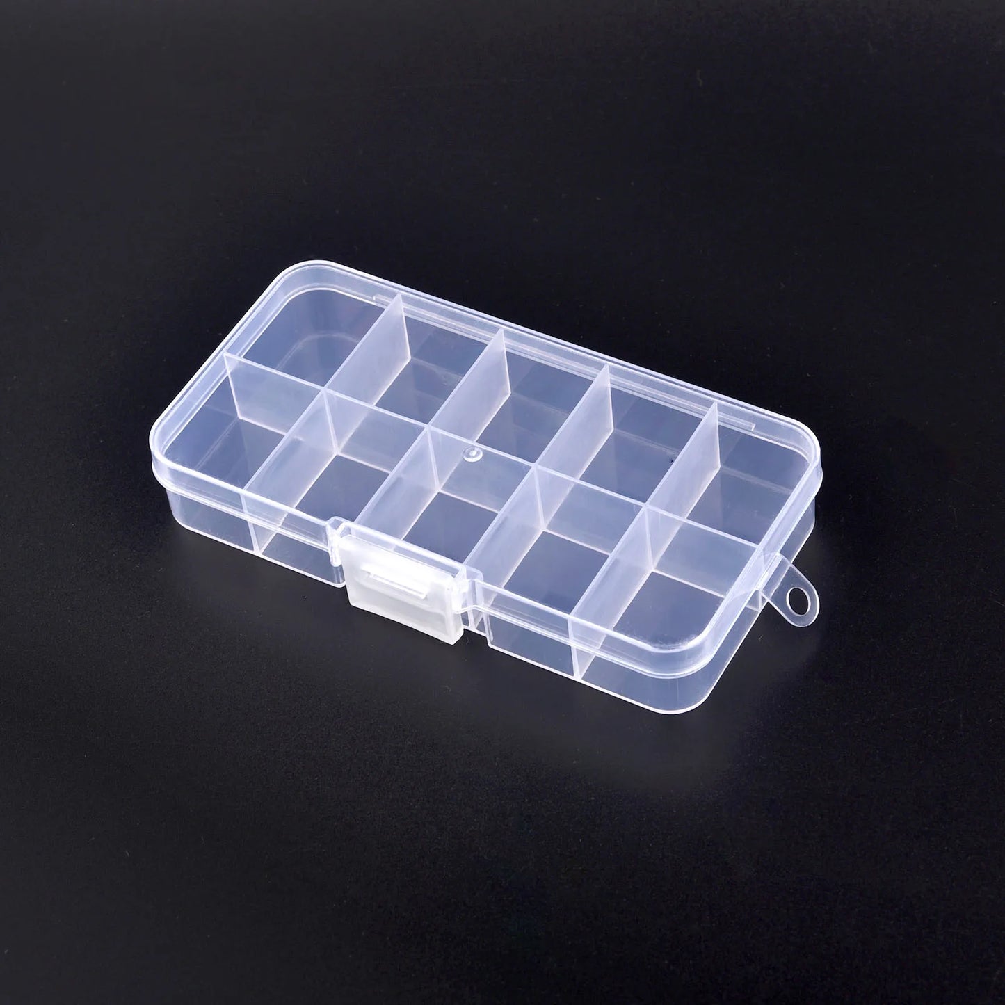 Plastic Transparent Storage Box Jewelry Beads Container Jewelry Tools Accessories Box Small Items Sundries Organizer Case