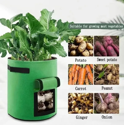 3Styles Felt, plant grow bags, nonwoven fabric garden potato pot, greenhouse vegetable growing bags, moisturizing vertical tools