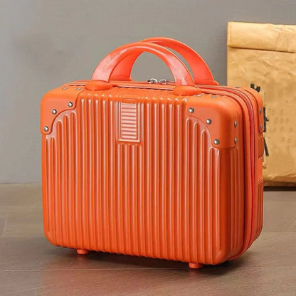 14-inch Lightweight Mini Travel Suitcase Cosmetic Box Waterproof Hand Luggage Organizer Makeup Case Portable Small Boarding Case