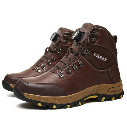 Rotating Button Safety Shoes, Men Work Sneakers, Indestructible Shoes, Puncture-Proof Protective Shoes, Work Boots, Tactical Boots