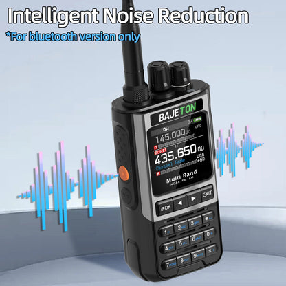 BAJETON BJ-8300 Walkie Talkie 10W Tri Power SW MW LW AM SSB CB Receive Wireless Bluetooth Phone Programming NOAA Two Way Radio