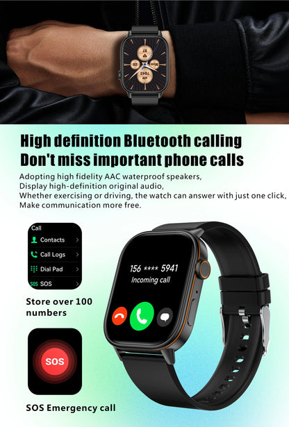 NEW Fashion Built-in 6 Stars GPS Position Smart Watch, Women 2.01'' AMOLED HD Screen IP68 Waterproof Sport  Bracelets For Ladies