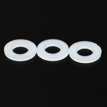 50/100 x M2 M2.5 M3 M4 M5 M6 M8 M10 M12, White Black Plastic Nylon Flat Washer, Plane Spacer, Insulation Gasket Ring For Screw Bolt