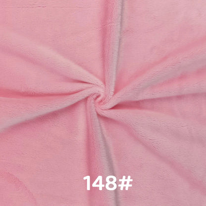 5mm Pile Length Soft Minky Fabric Sewing For Cotton Doll Hair Thicken Encryption Fabric Plush Single Sided Stuffed Animals Toys