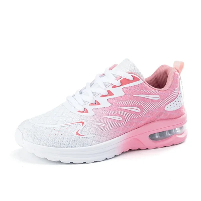 Sneaker Women's Walking Shoes Women's Fashion Air Cushion Mesh Breathable Tennis Sport Shoes