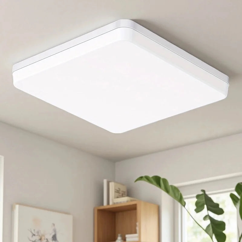 LED Ceiling Lamp 18-48W Flush Mount Fixture 3000K-6000K Daylight Modern Home Lighting for Bedroom Living Room Kitchen Hallway