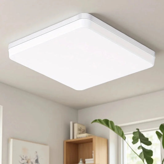 LED Ceiling Lamp 18-48W Flush Mount Fixture 3000K-6000K Daylight Modern Home Lighting for Bedroom Living Room Kitchen Hallway