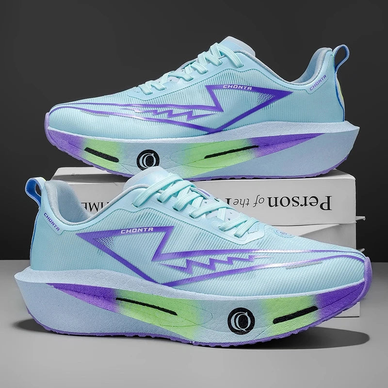 Men's Fashionable Casual Comfortable Sports Running Shoes - Breathable Fabric Upper, Non-Slip, Wear-Resistant, Shock-Absorbing Sole, Round-Toe Lace-Up Casual Running Shoes, Suitable for All Seasons