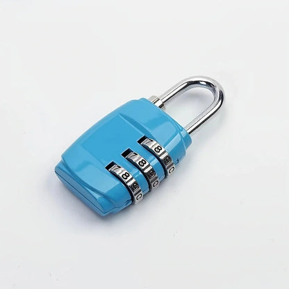 7 Colors Digit Password Lock Combination Suitcase Luggage Metal Code Password Locks Padlock Travel Safe Anti-Theft Color Locks