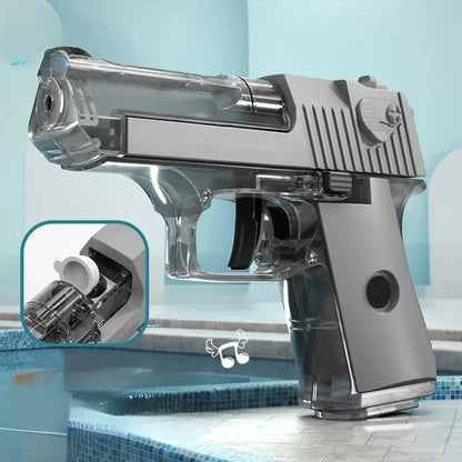 Summer Water Gun, Non-Electric, High-Pressure, Fully Automatic Shooting, Water Beach Toy Gun for Kids, Children, Boys, Girls