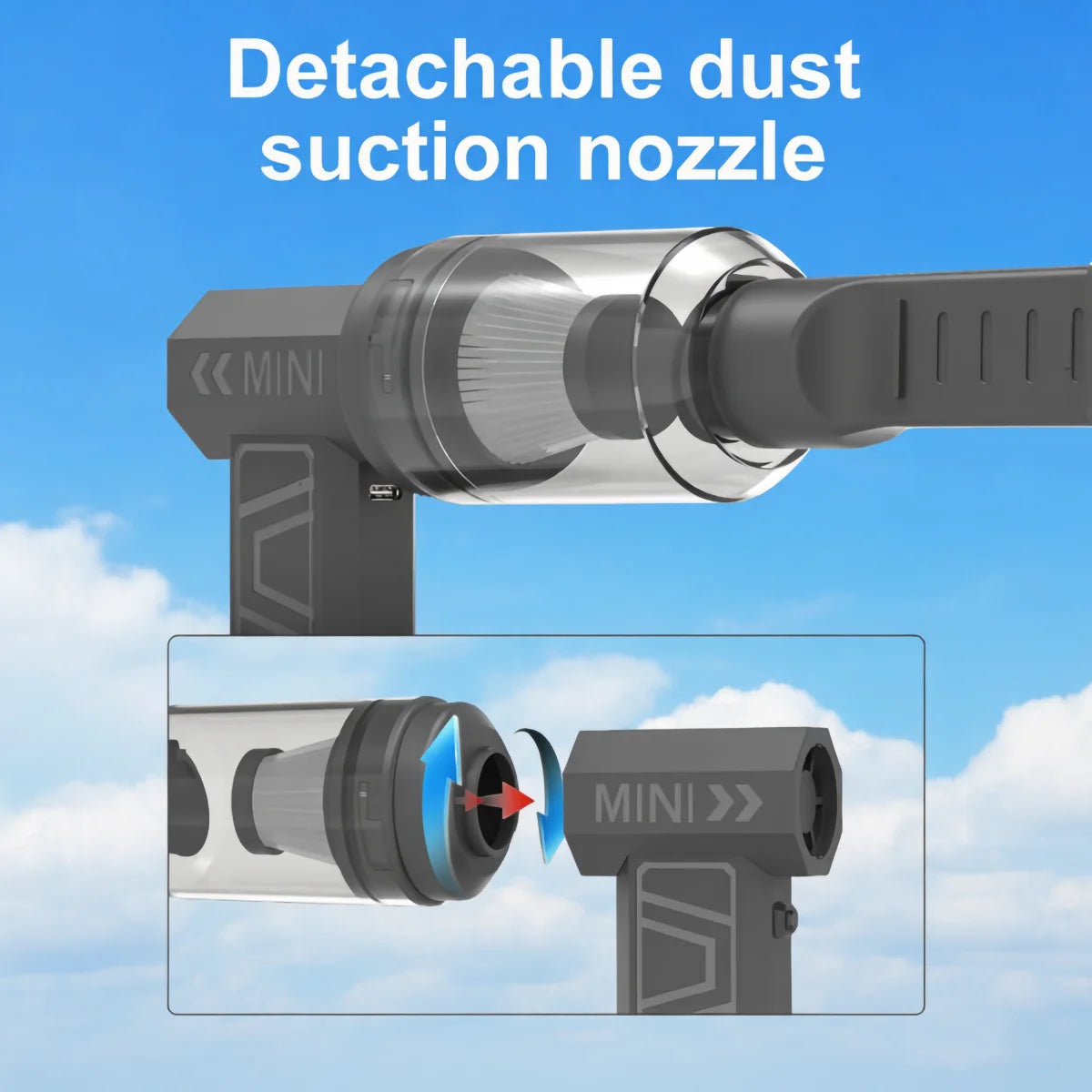 Turbo Jet Blower 130000RPM Brushless Motor 4000mAh Violent Air Blower 4 Gear Adjustable Turbo Blower Cordless Compressed Duster