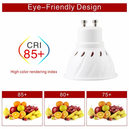 MR16 GU10 E27 E14 LED Spotlight Bulb 220V Lampadas LED Lamp 48 60 80 LED 2835 SMD Lampara Spot Light Cold/Warm White