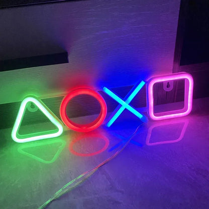 LED Neon Signs for Bedroom Wall Decor, USB Powered Switch LED Neon Light for Game Room, Living Room, Teen Gamer Room Decoration