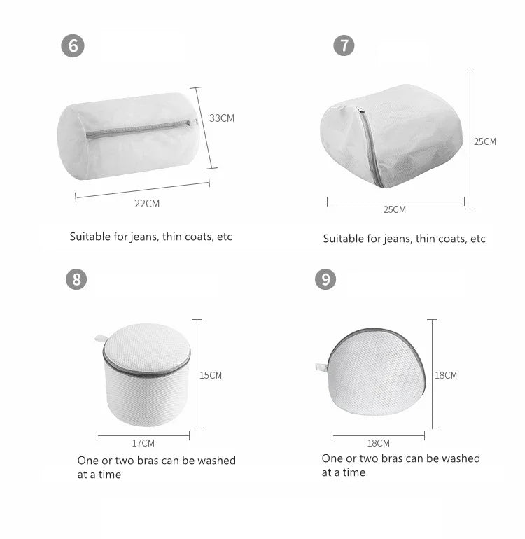 Fine Net Laundry Bag, Clothing Care Washing Machines Dirty Laundry Basket, Travel Shoes Mesh Bags, Woman Bra Clothes Organizer