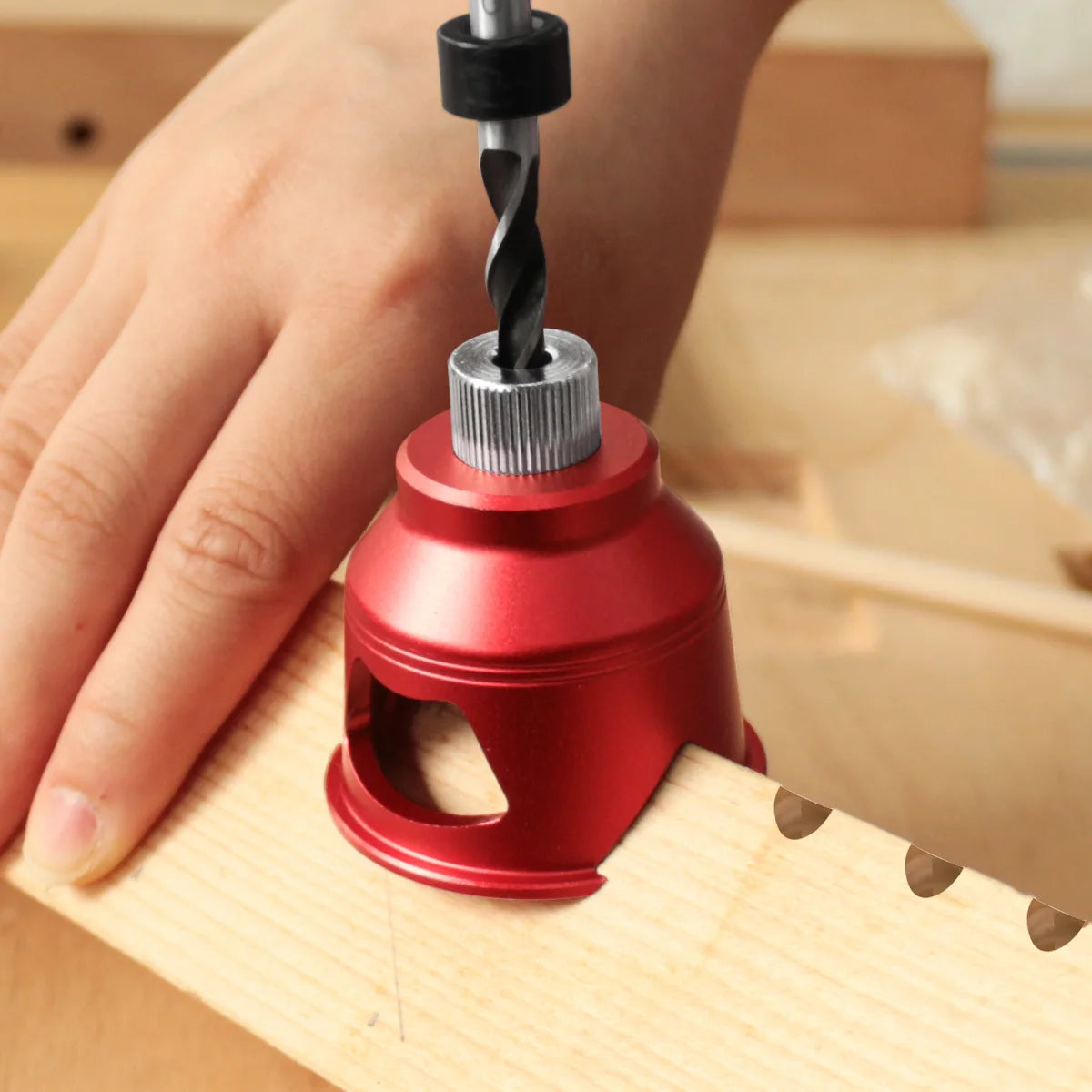 Vertical Drill Guide Doweling Jigs Kit 2-10mm/6,8,10mm Drill Positioning Aluminum Straight Angled Guide Locator Hole Puncher Tool