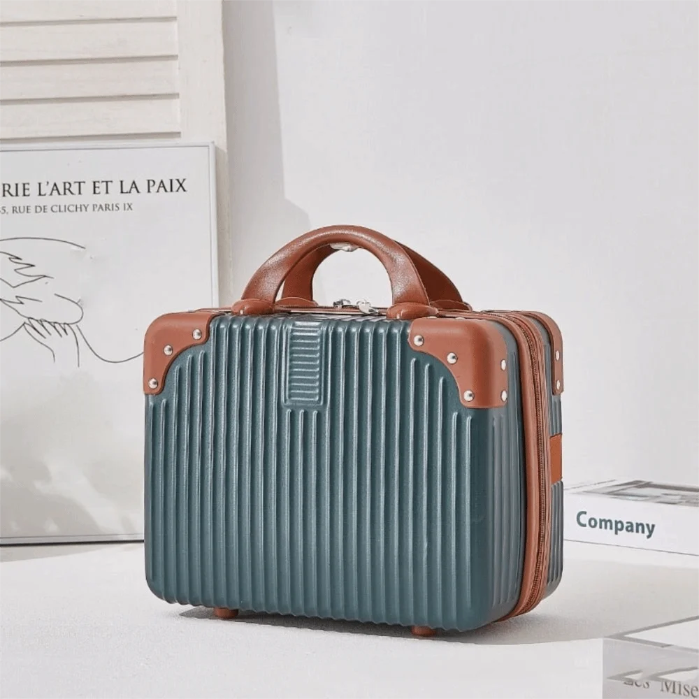 Hot Sales 14 inch Travel Suitcase Hand Mini Cosmetic Box Organizer Luggage Boarding Case For Women Travel Tote