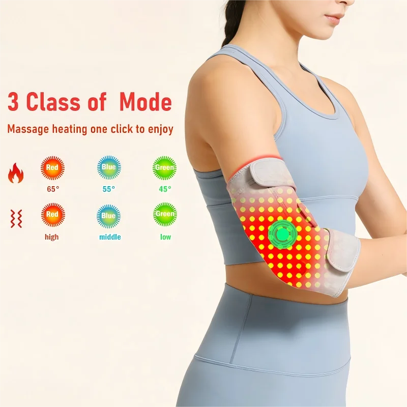 Red Light Therapy Heated Elbow Sleeve | Relieves Joint & Arm Pain, Arthritis | Heating & Massage Function Relieves Arm Numbness