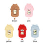 Dog Autumn/Winter Plush Hoodie Cute Cartoon Dog Warm Base Coat Pet Double-Sided German Plush Thick High-Neck Coat