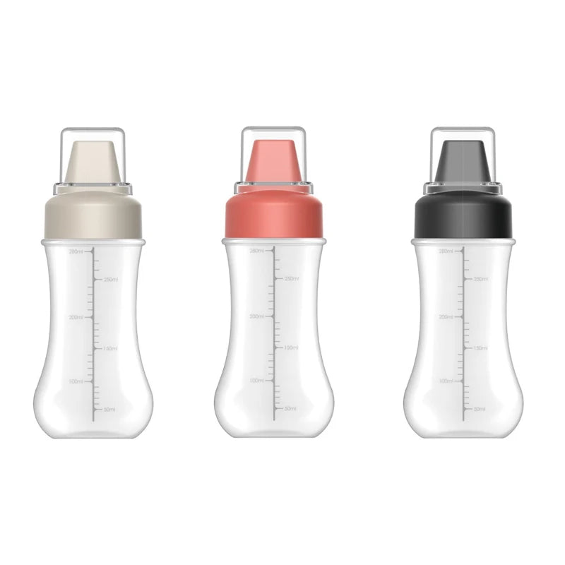 350ML Porous Squeeze Sauce Bottle Kitchen Bottles Ketchup Container for Salad Dressing BBQ Sauces Oil Ketchup Container TWZH01