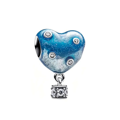 New Hot Selling Blue Pentagram, Butterfly Bead Turtle, Fish Pendant Suitable for European Original Bracelet DIY Exquisite Jewelry