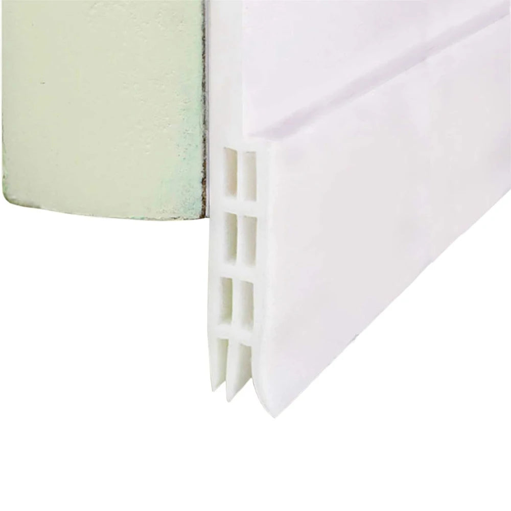 1m Under Door Draft Stopper Weatherstrip 5 Colors Flexible Silicone Rubber Sealing Strip Self-adhesive Window Gap Acoustic Tape