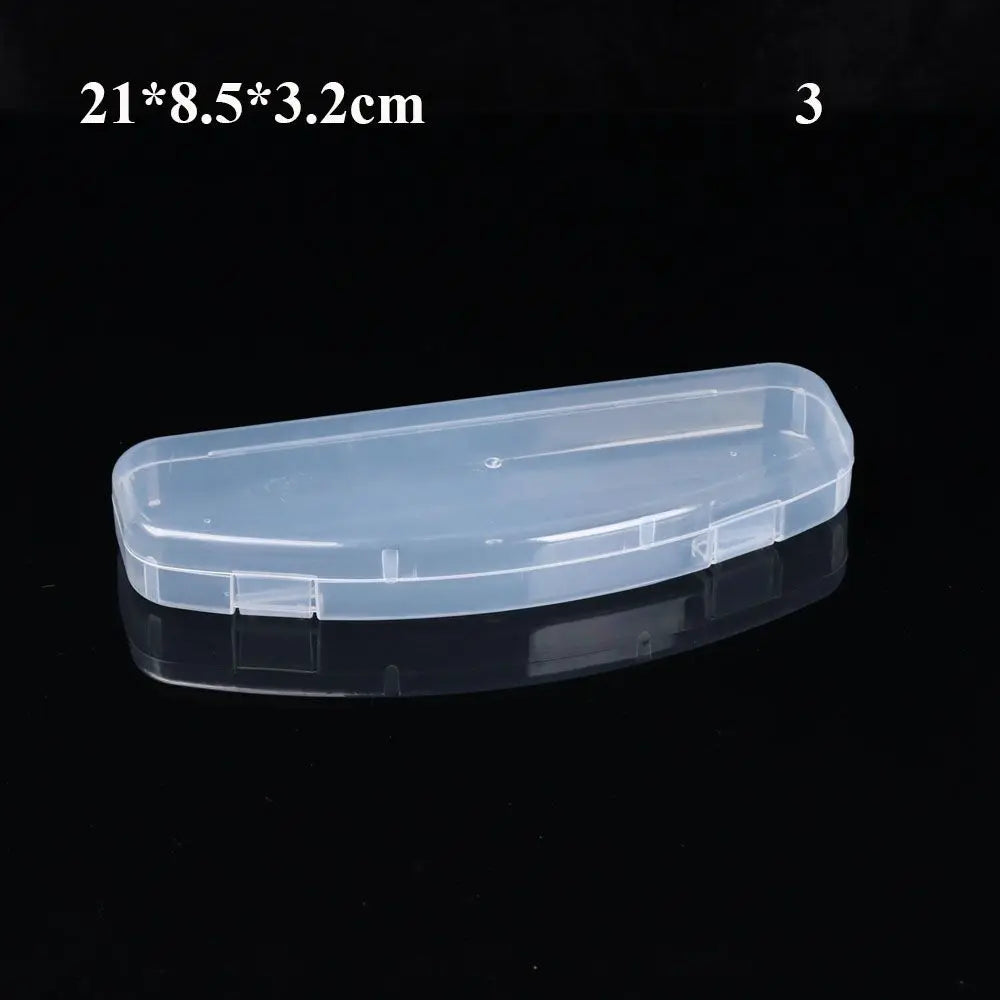 Various Shapes Plastic Transparent Storage Box, Small Items Sundries Organizer Case, Jewelry Earrings Rings Beads Container Tools