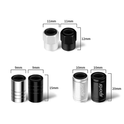 Tapas de válvula de neumático para coche con logotipo, accesorios para Audi Sline RS S TT A1 A2 A3 A4 A5 A6 A7 A8 8P B6 B7 B8 C5 C6