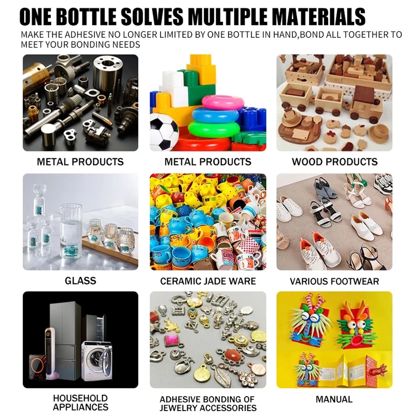 50/20g Multi-purpose 502 Instant Strong Super Glue Universal Superglue Mighty Instant Glue for Resin Ceramic Metal Glass Fast Dry