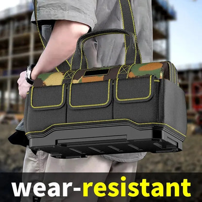 Professional Electrician Tool Bag, Reflective, Waterproof, Multi-Pocket, Durable Oxford, 4 Sizes Available
