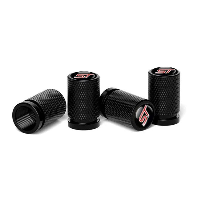 4Pcs/set High Quality Car Valve Caps Stem Case Covers For ST Line Accessories Wheel Valve Dust Caps Tyre Rim Stem Cover For Ford
