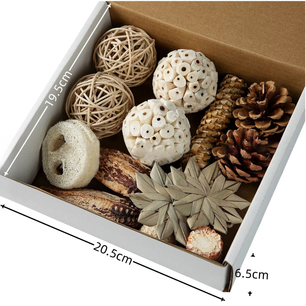 Natural Bird Toy Set Bamboo Weaving Interactive Parrot Chewing Toys Loofah Rattan Ball Conure Shredding Toys
