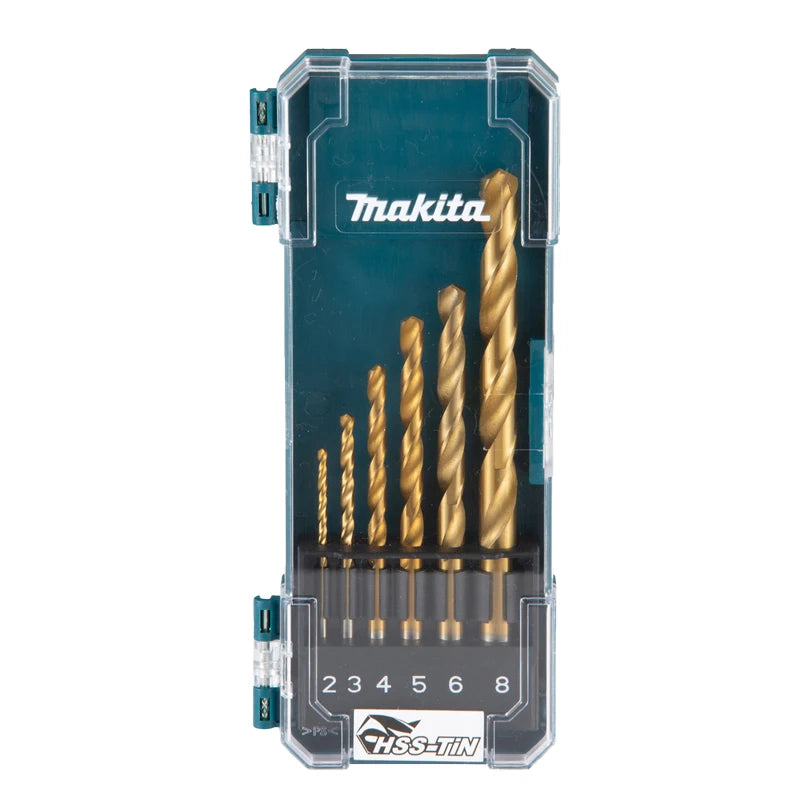 Makita D-72833 D-72861 Metal/Wood Drill Bit Set HSS-Tin Twist Drill Various Size Multifunctional Tool Accessories