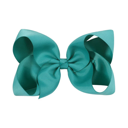 1PC Grosgrain Ribbon Solid Color Hair Bows Clip Girls Hair Clips Hairpins Barrettes Kids Baby Hair Accessories Wholesale